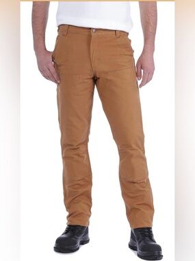 Carhartt Pants Men’s 35x34 Carpenter Straight Relaxed Fit Duck Brown 103279 211